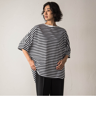 【biyori】ビッグシルエットTシャツ≪手洗い可能≫