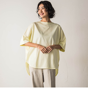 【biyori】ビッグシルエットTシャツ≪手洗い可能≫