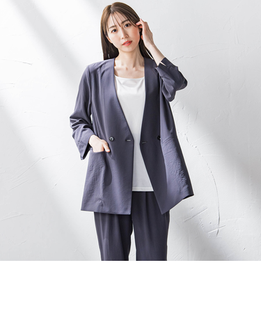 【大きいサイズ】キレリジャケット≪手洗い可能≫