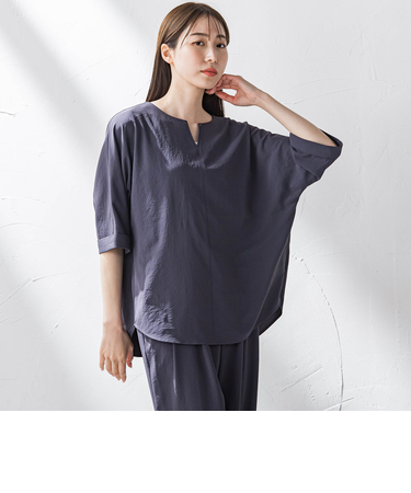 【大きいサイズ】キレリブラウス≪洗濯機で洗える≫