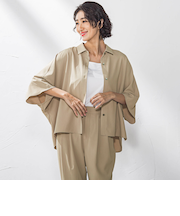 キレリシャツブラウス≪洗濯機で洗える≫