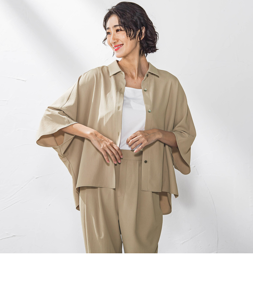 キレリシャツブラウス≪洗濯機で洗える≫