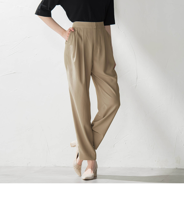 キレリテーパードパンツ≪洗濯機で洗える≫