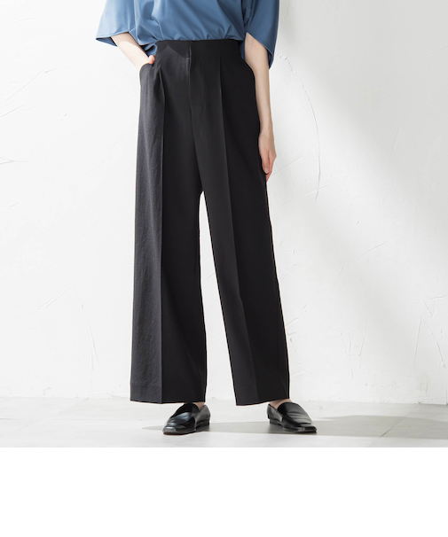 ドライシャンタンワイドパンツ≪洗濯機で洗える≫
