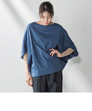 ハリプルジャージカットソー≪洗濯機で洗える≫