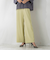 パッチポケットワイドパンツ≪洗濯機で洗える≫