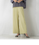 パッチポケットワイドパンツ≪洗濯機で洗える≫