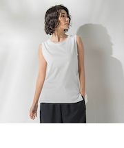 【biyori】ラメテレコタンクトップ≪手洗い可能≫