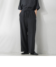 【大きいサイズ】【biyori】麻調ヴィンテージパンツ≪手洗い可能≫