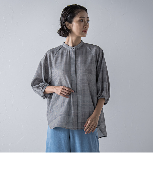 ジョーゼットブラウス≪洗濯機で洗える≫