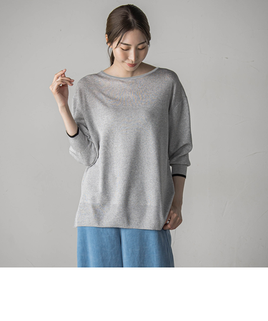 【極】SARIニットプルオーバー≪手洗い可能≫