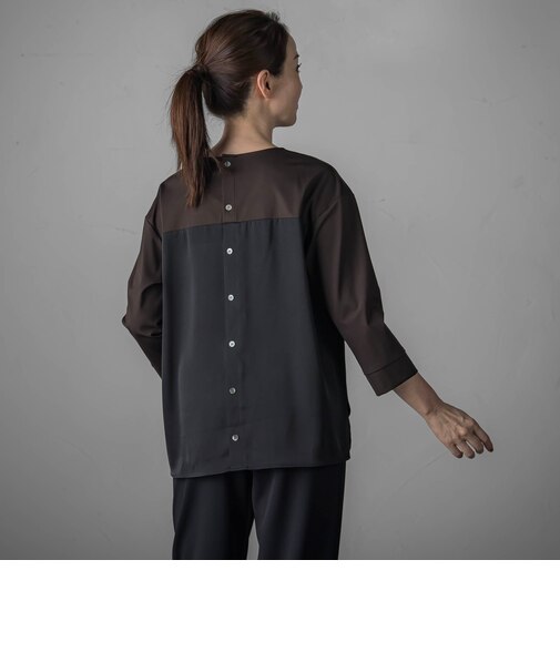 【大きいサイズ】パーフェクトベアスムースカットソー≪洗濯機で洗える≫