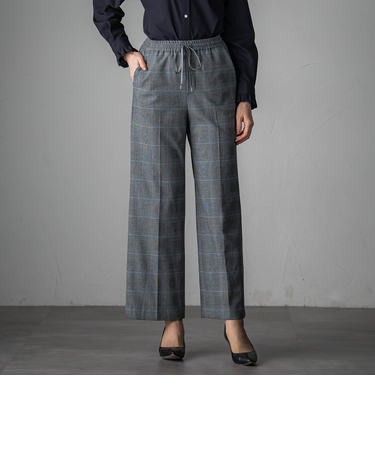 【biyori】ピクシエスタワイドパンツ≪洗濯機で洗える≫