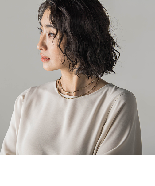 マルチビーズネックレス