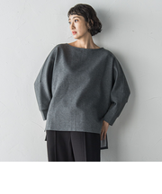 【WEB限定】”もっちり素材”ダンボールドルマンプルオーバー≪手洗い可能≫