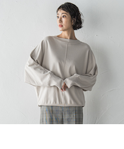 【大きいサイズ】ストレッチドルマンニット≪手洗い可能≫