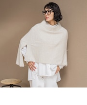 【大きいサイズ】【biyori】ケープニット≪手洗い可能≫