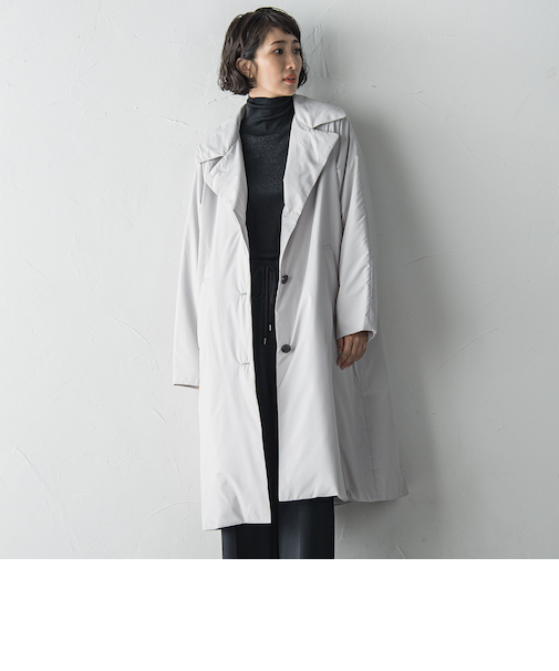 <保温・蓄熱>空気をまとう”軽暖”コート