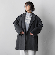 【biyori】ニットビーバーコート