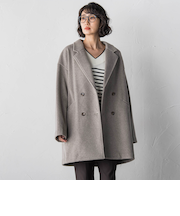 【biyori】ニットビーバーコート