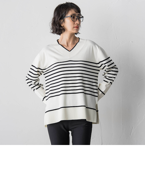 【大きいサイズ】“今も、春も、秋も” 3セゾンニット