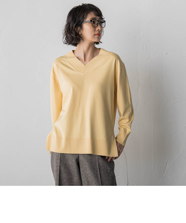 【大きいサイズ】“今も、春も、秋も” 3セゾンニット