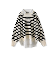 【WEB限定】”3コーデが叶う2点セット”ニット×シャツ≪手洗い可能≫