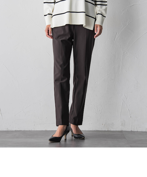 【大きいサイズ】<極>”ラクきれい”裏起毛ジョグパン