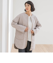 【WEB限定】リバーシブルファーキルトコート