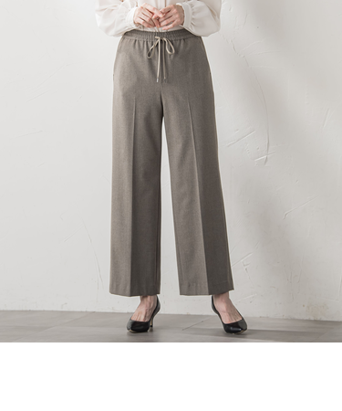 【大きいサイズ】【biyori】ピクシエスタワイドパンツ