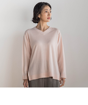 ファインウールVネックニット