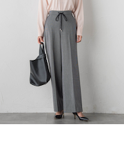 【大きいサイズ】エクセレントウォーム裏起毛ワイドパンツ