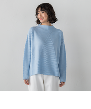 ヘリンボーンニット