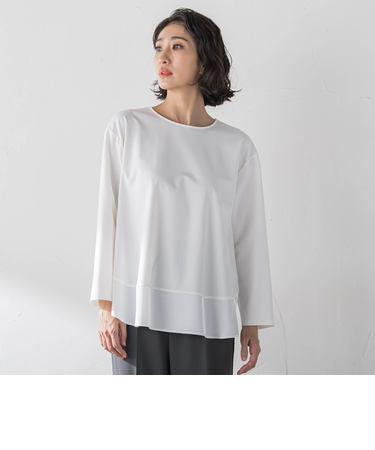 【大きいサイズ】パーフェクトベアスムースカットソー