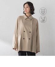 シャンブレーショートトレンチ