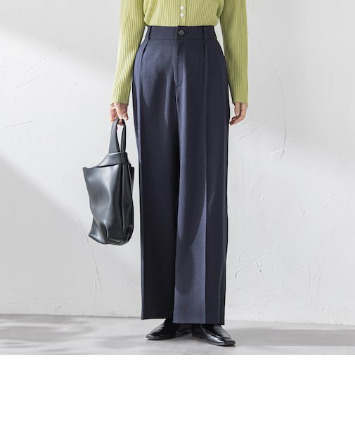 【大きいサイズ】リネンライクオックスパンツ