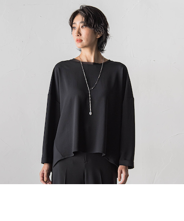 ハイストレッチカルゼブラウス