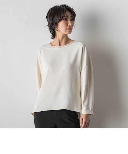 ハイストレッチカルゼブラウス