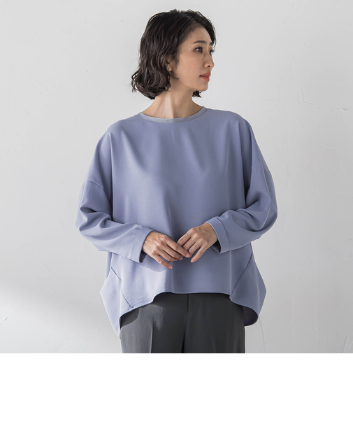 ハイストレッチカルゼブラウス