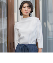 【大きいサイズ】モックネックニット