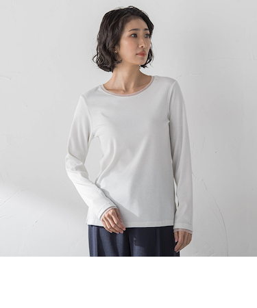 ラメテレコカットソー