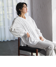 【WEB限定】シルキーローンブラウス