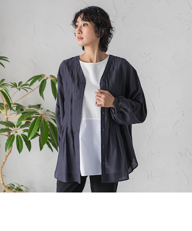 【WEB限定】シルキーローンブラウス