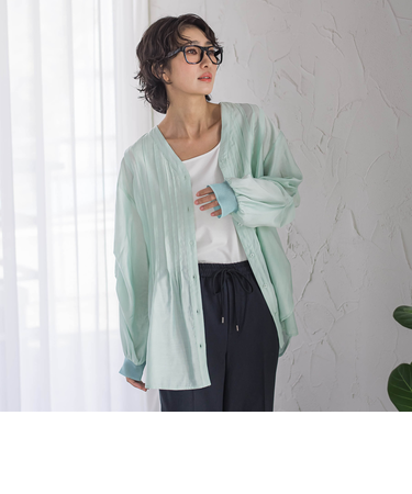 【WEB限定】シルキーローンブラウス