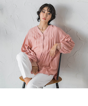 【WEB限定】シルキーローンブラウス