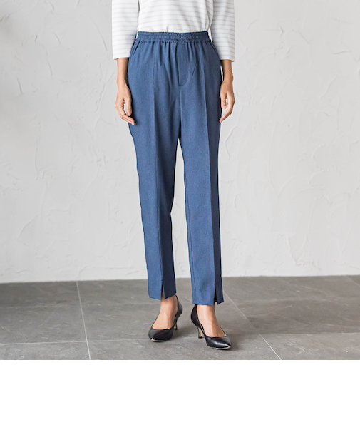 【WEB限定】マルーデデニムテーパードパンツ