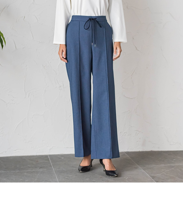 【WEB限定】マルーデデニムワイドパンツ