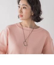 オーバルトップネックレス