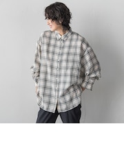 【WEB限定】シアニーチェックシャツ