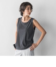 【大きいサイズ】ラメテレコタンクトップ